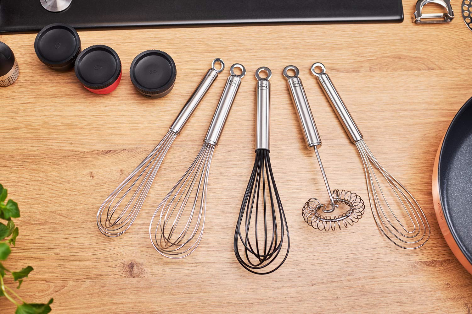 Rösle "Kitchen Collection Stainless Steel Balloon Egg Whisk, 12.6"", Multicolor" - Image 5