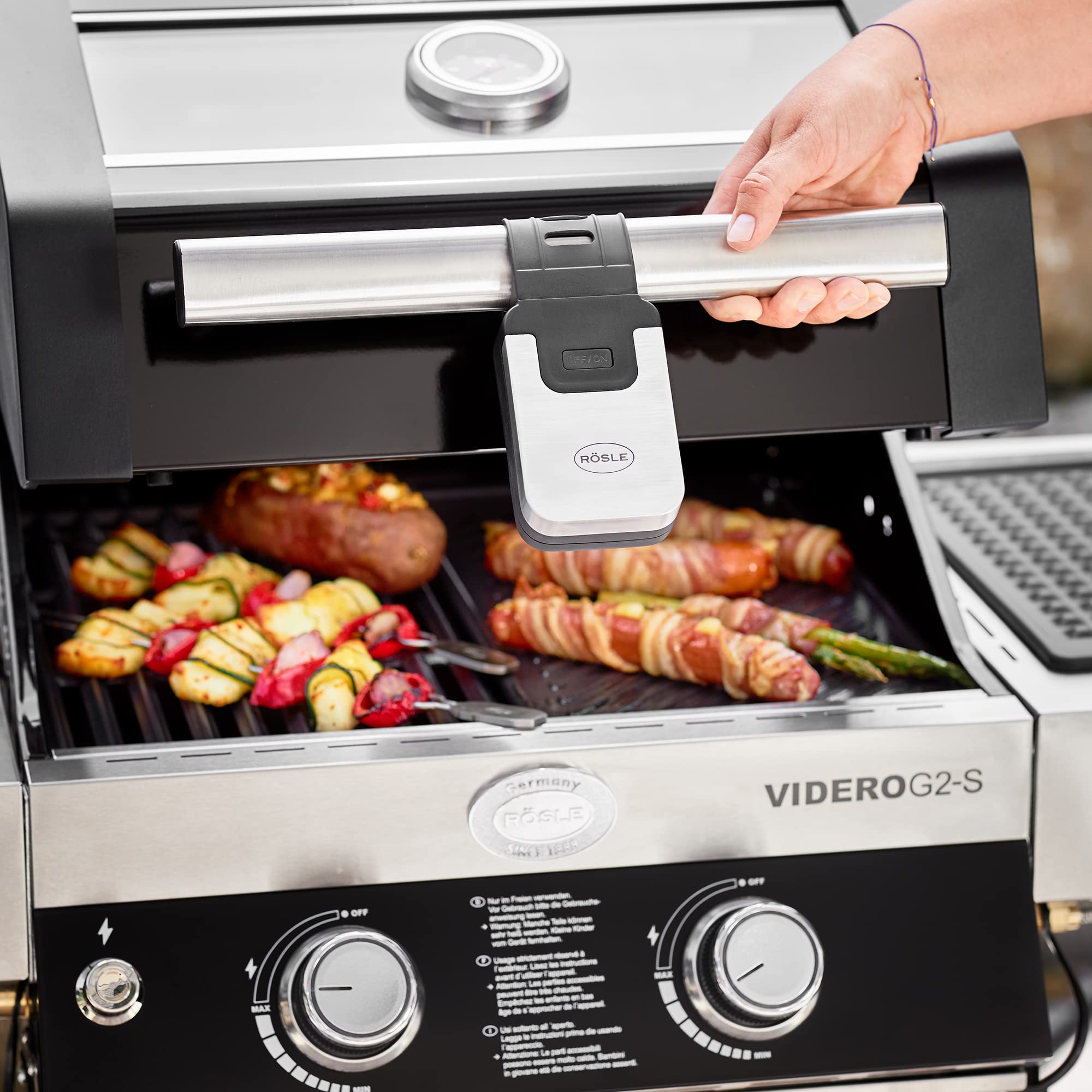 Rösle Universal BBQ Handle LED-Light, Motion Sensor, 4 Hours of Light - Image 5